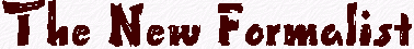 The New Formalist