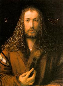 Self-Portrait in Furcoat by Albrecht Dürer 
